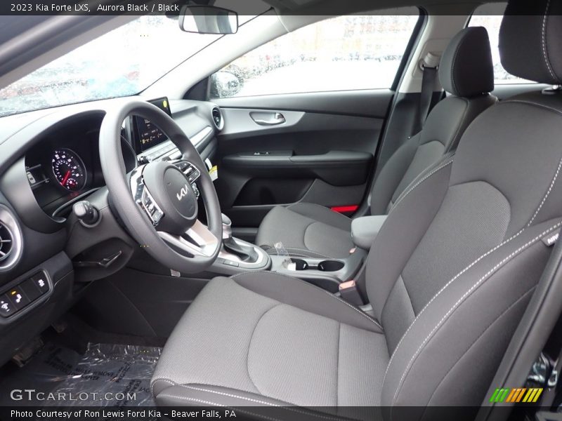 Aurora Black / Black 2023 Kia Forte LXS