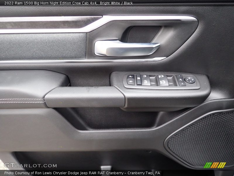 Bright White / Black 2022 Ram 1500 Big Horn Night Edition Crew Cab 4x4