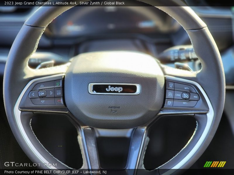 Silver Zynith / Global Black 2023 Jeep Grand Cherokee L Altitude 4x4