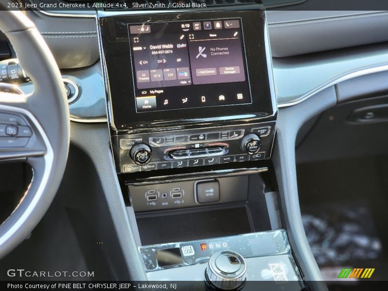 Silver Zynith / Global Black 2023 Jeep Grand Cherokee L Altitude 4x4
