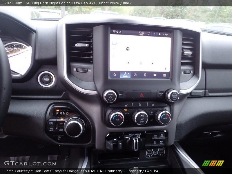 Bright White / Black 2022 Ram 1500 Big Horn Night Edition Crew Cab 4x4