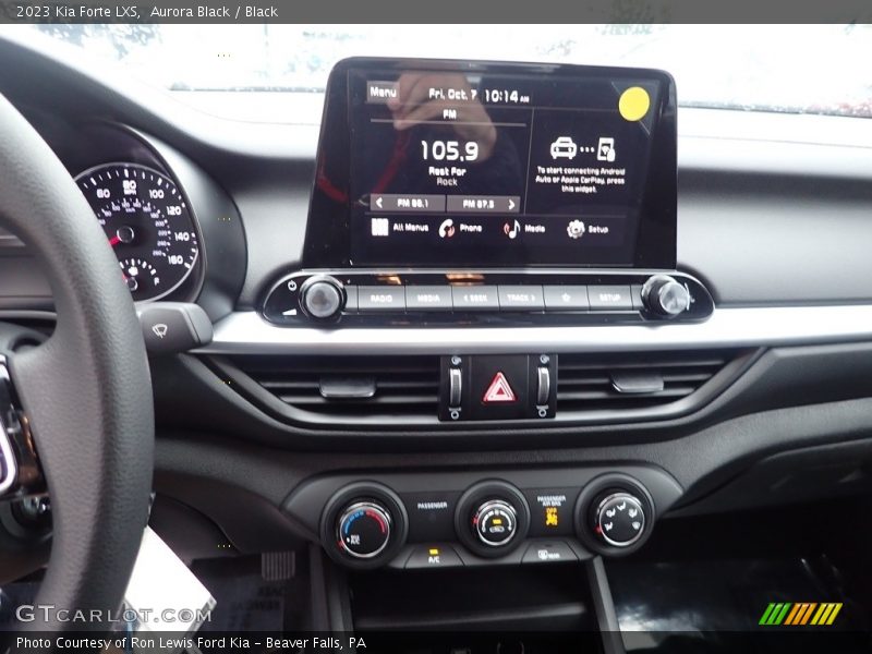 Aurora Black / Black 2023 Kia Forte LXS