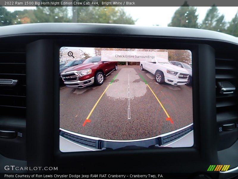 Bright White / Black 2022 Ram 1500 Big Horn Night Edition Crew Cab 4x4