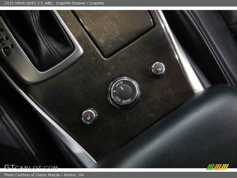 Graphite Shadow / Graphite 2015 Infiniti QX60 3.5 AWD