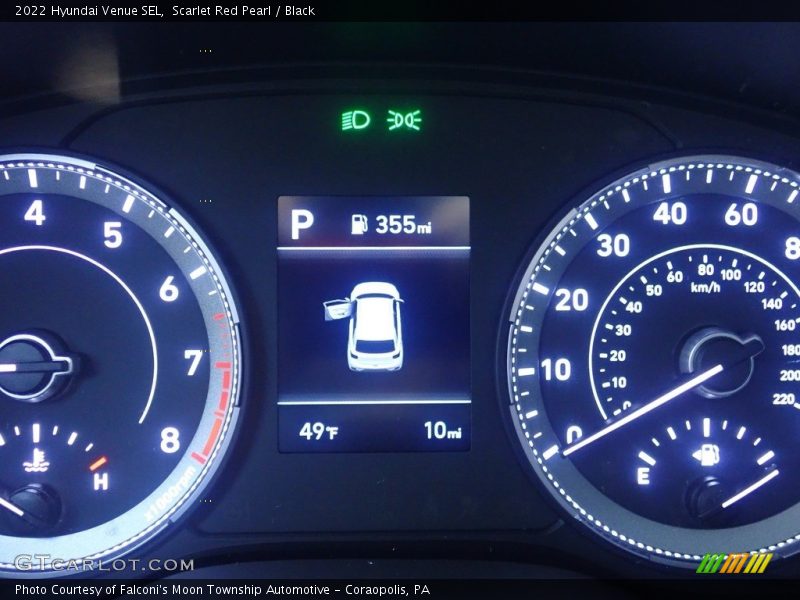 Scarlet Red Pearl / Black 2022 Hyundai Venue SEL