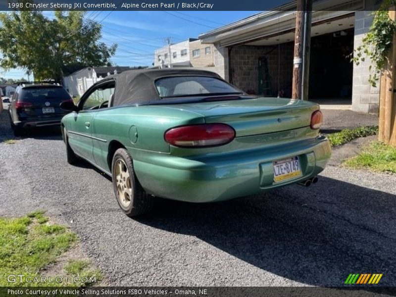  1998 Sebring JXi Convertible Alpine Green Pearl