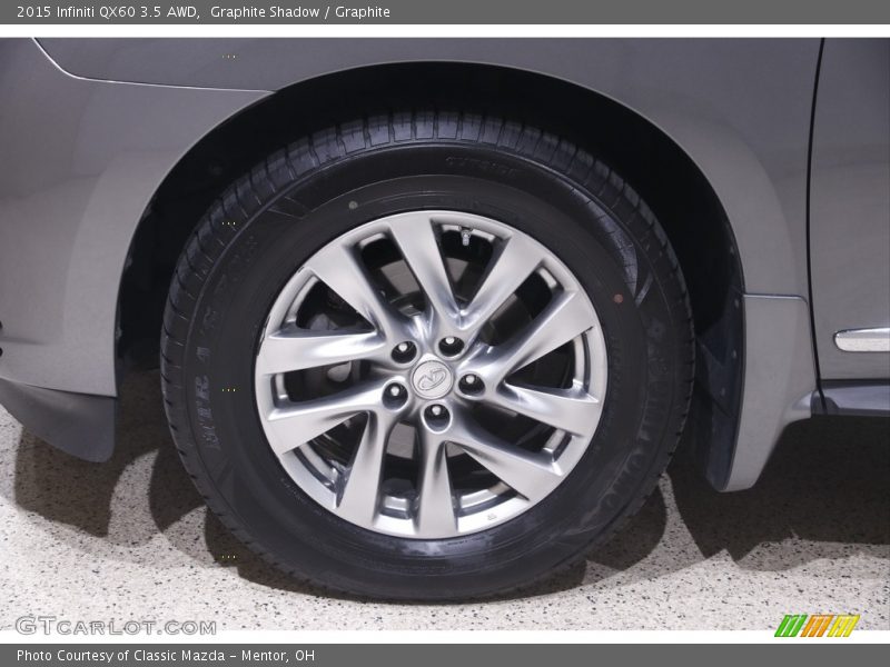 Graphite Shadow / Graphite 2015 Infiniti QX60 3.5 AWD