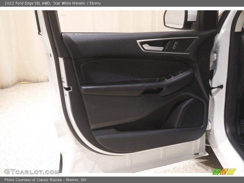 Star White Metallic / Ebony 2022 Ford Edge SEL AWD