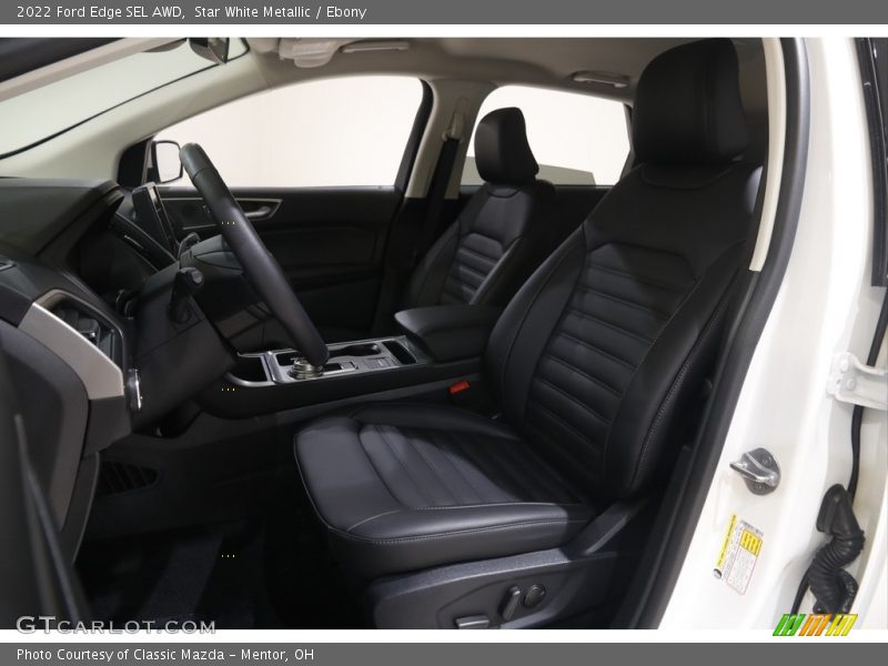 Star White Metallic / Ebony 2022 Ford Edge SEL AWD