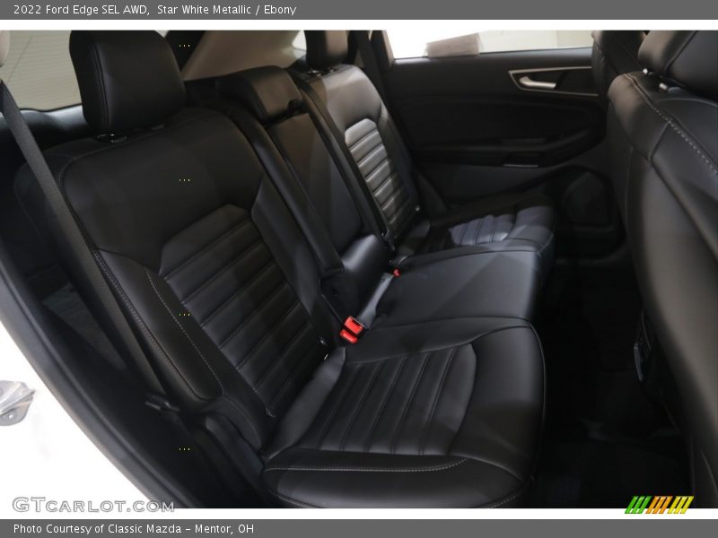 Star White Metallic / Ebony 2022 Ford Edge SEL AWD