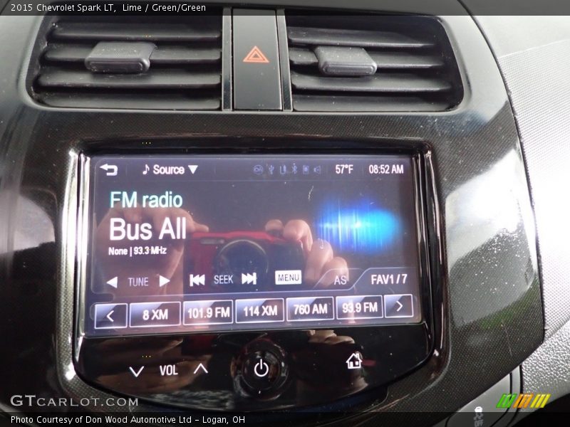 Lime / Green/Green 2015 Chevrolet Spark LT