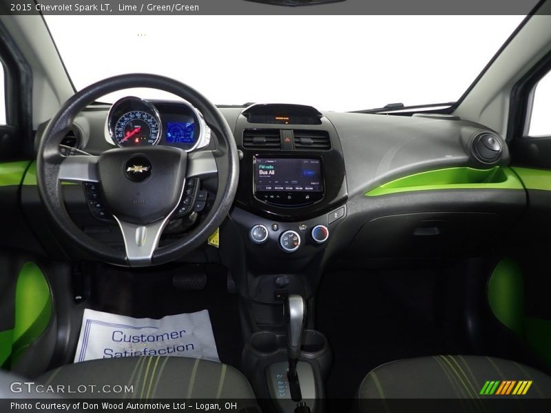 Lime / Green/Green 2015 Chevrolet Spark LT