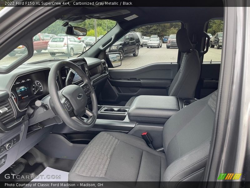  2022 F150 XL SuperCrew 4x4 Black Interior