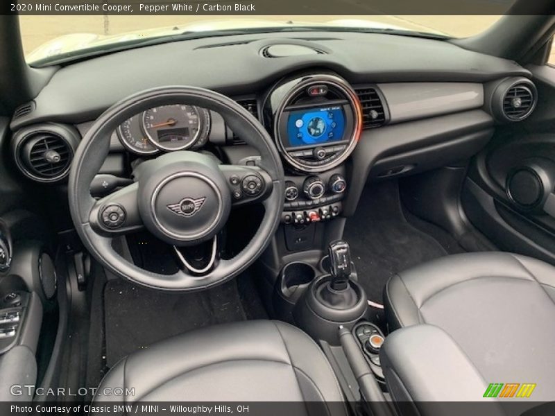 Pepper White / Carbon Black 2020 Mini Convertible Cooper
