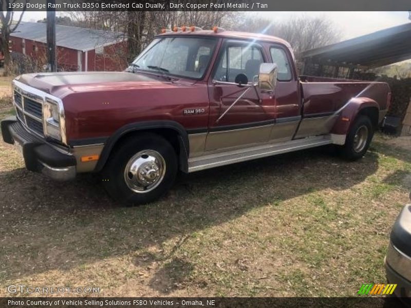 Front 3/4 View of 1993 Ram Truck D350 Extended Cab Dually