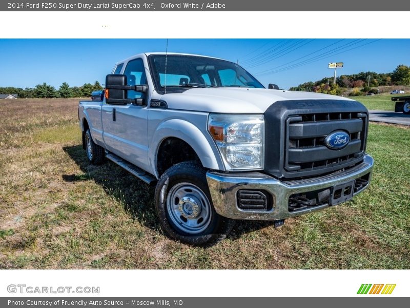 Oxford White / Adobe 2014 Ford F250 Super Duty Lariat SuperCab 4x4