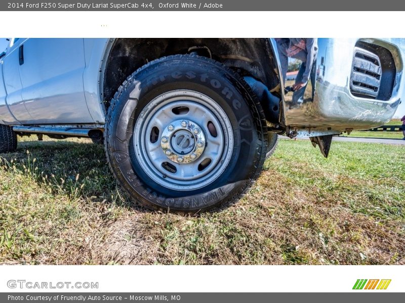 Oxford White / Adobe 2014 Ford F250 Super Duty Lariat SuperCab 4x4