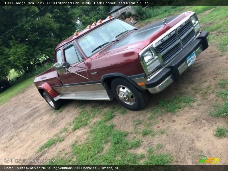  1993 Ram Truck D350 Extended Cab Dually Dark Copper Pearl Metallic