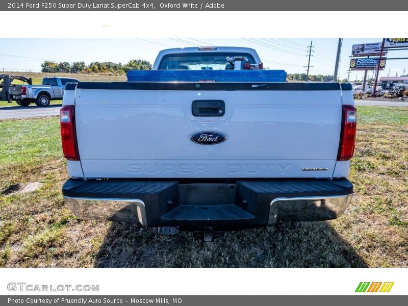 Oxford White / Adobe 2014 Ford F250 Super Duty Lariat SuperCab 4x4