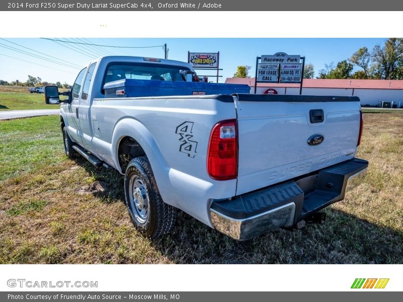 Oxford White / Adobe 2014 Ford F250 Super Duty Lariat SuperCab 4x4