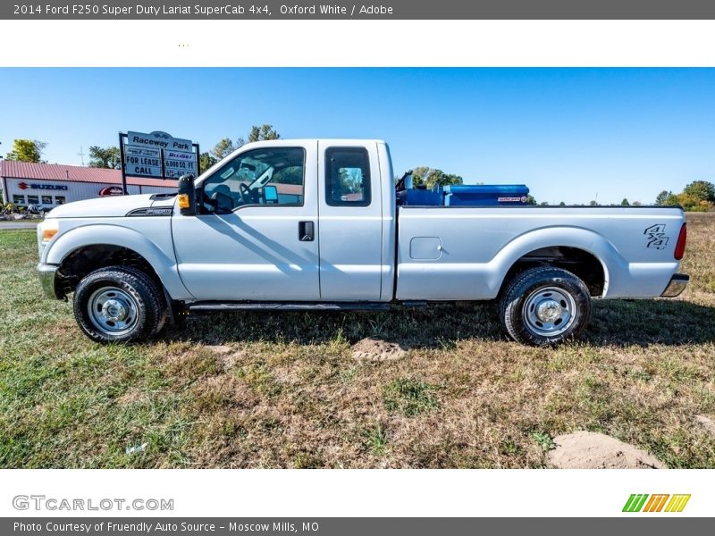 Oxford White / Adobe 2014 Ford F250 Super Duty Lariat SuperCab 4x4