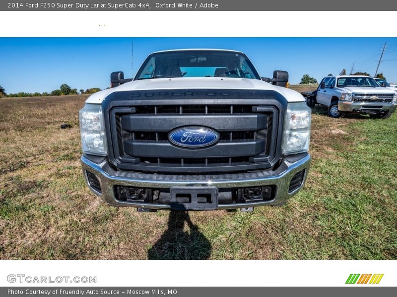 Oxford White / Adobe 2014 Ford F250 Super Duty Lariat SuperCab 4x4