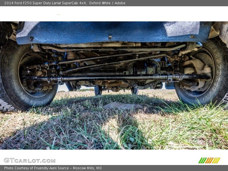 Oxford White / Adobe 2014 Ford F250 Super Duty Lariat SuperCab 4x4