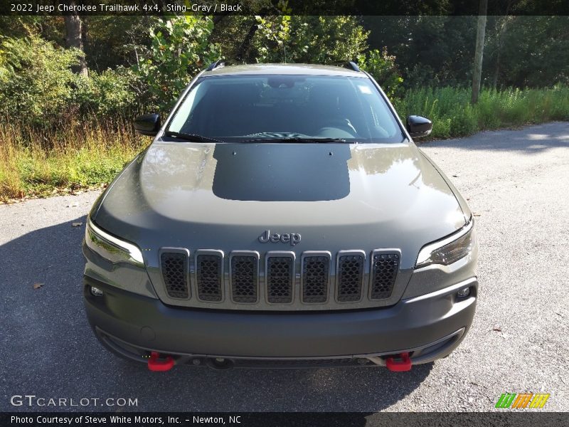 Sting-Gray / Black 2022 Jeep Cherokee Trailhawk 4x4