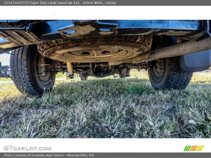 Oxford White / Adobe 2014 Ford F250 Super Duty Lariat SuperCab 4x4