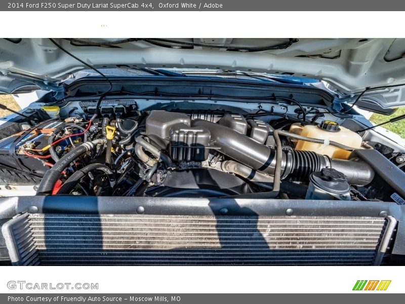 Oxford White / Adobe 2014 Ford F250 Super Duty Lariat SuperCab 4x4