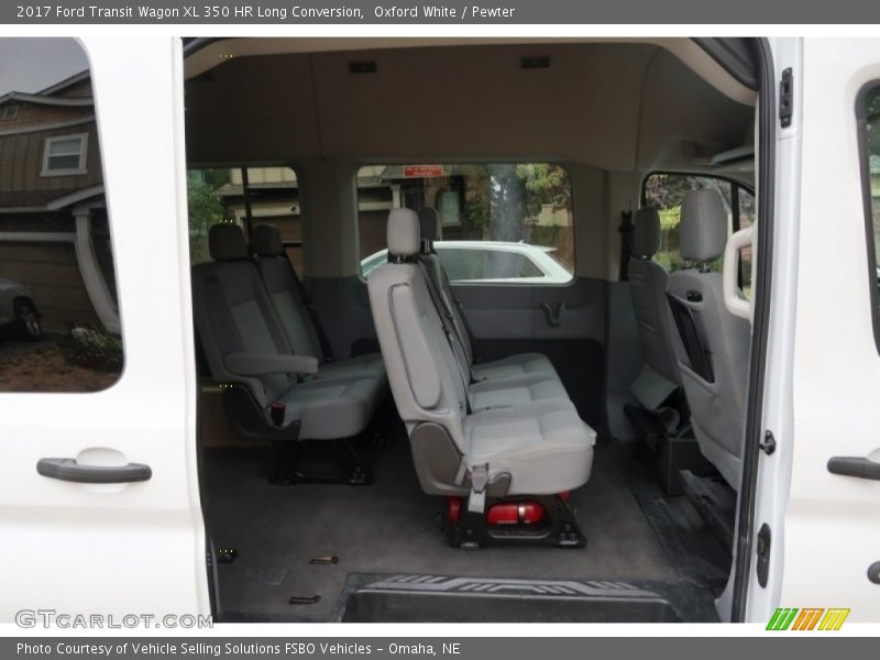 Rear Seat of 2017 Transit Wagon XL 350 HR Long Conversion