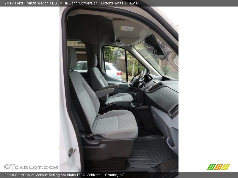 Front Seat of 2017 Transit Wagon XL 350 HR Long Conversion