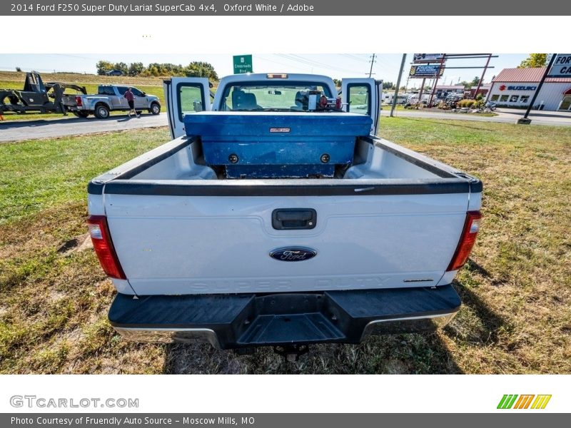 Oxford White / Adobe 2014 Ford F250 Super Duty Lariat SuperCab 4x4