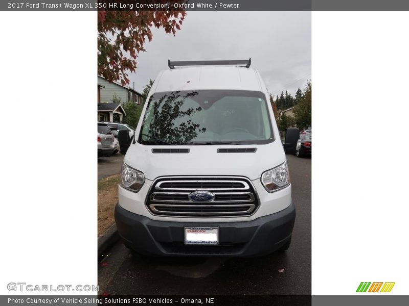 Oxford White / Pewter 2017 Ford Transit Wagon XL 350 HR Long Conversion