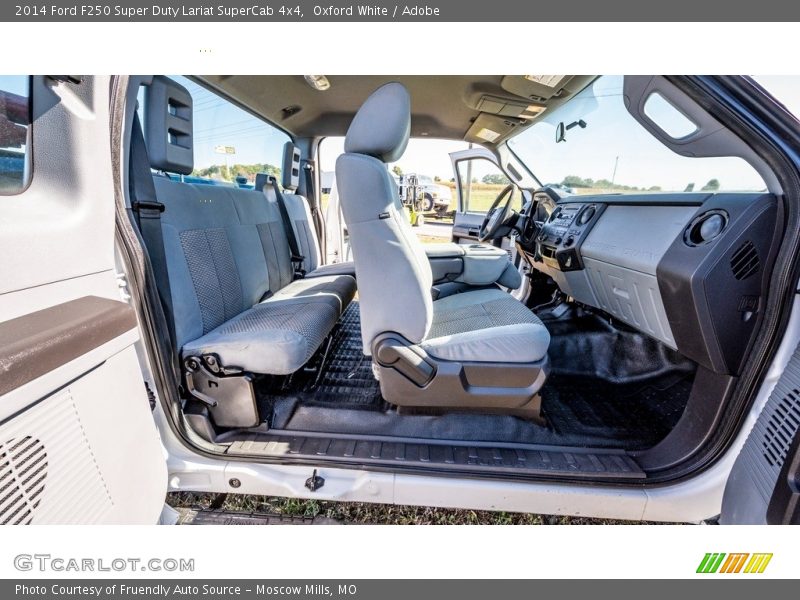 Oxford White / Adobe 2014 Ford F250 Super Duty Lariat SuperCab 4x4