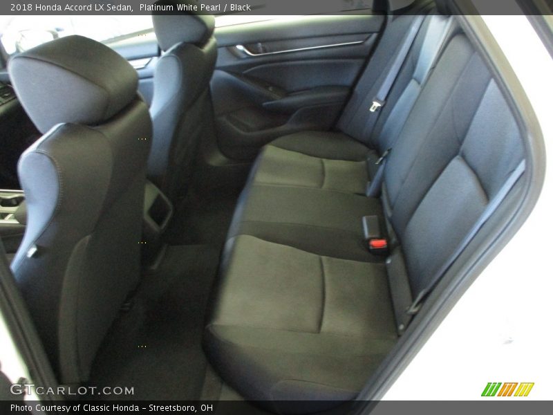Platinum White Pearl / Black 2018 Honda Accord LX Sedan