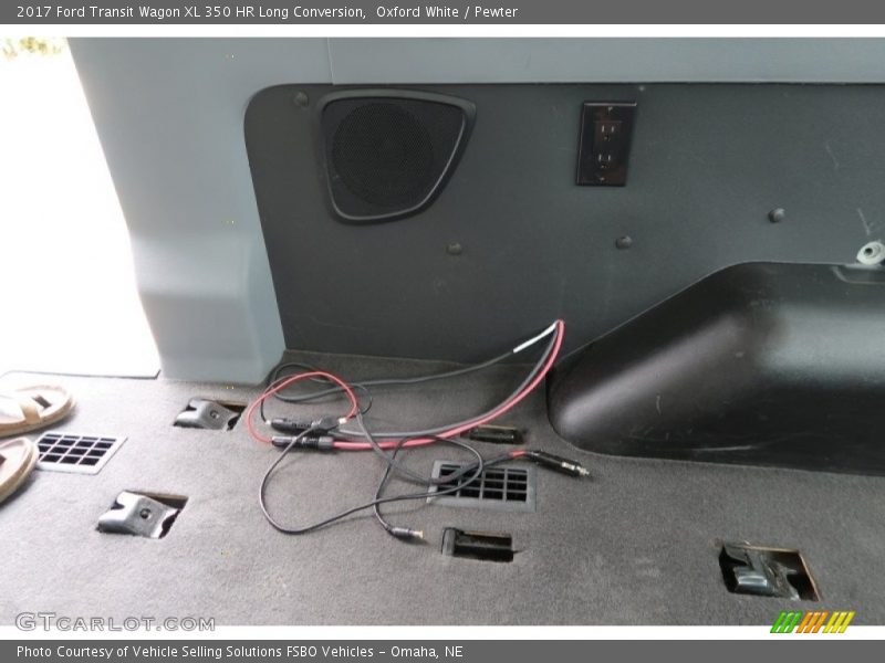 Oxford White / Pewter 2017 Ford Transit Wagon XL 350 HR Long Conversion