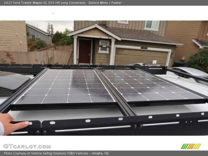 Oxford White / Pewter 2017 Ford Transit Wagon XL 350 HR Long Conversion