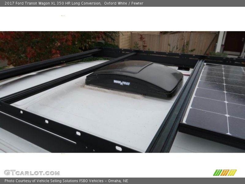 Oxford White / Pewter 2017 Ford Transit Wagon XL 350 HR Long Conversion