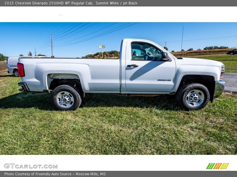 Summit White / Jet Black 2015 Chevrolet Silverado 2500HD WT Regular Cab