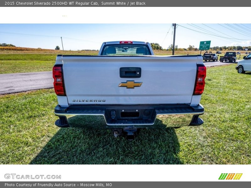 Summit White / Jet Black 2015 Chevrolet Silverado 2500HD WT Regular Cab