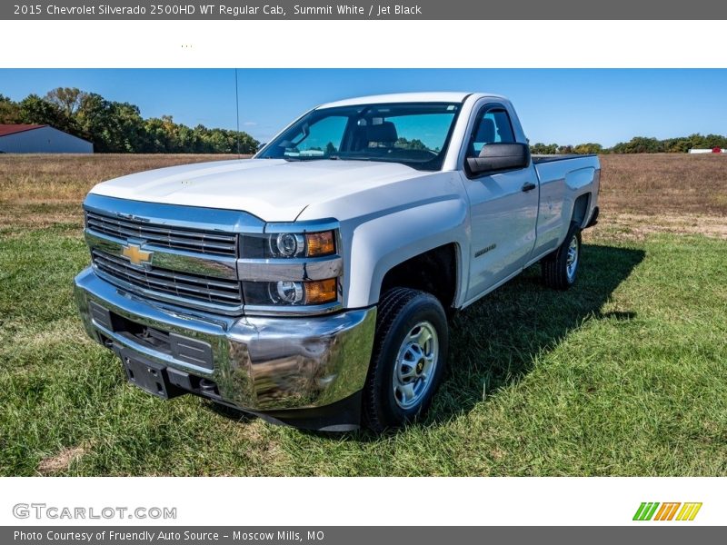 Summit White / Jet Black 2015 Chevrolet Silverado 2500HD WT Regular Cab