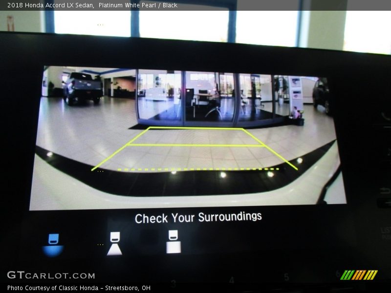 Platinum White Pearl / Black 2018 Honda Accord LX Sedan
