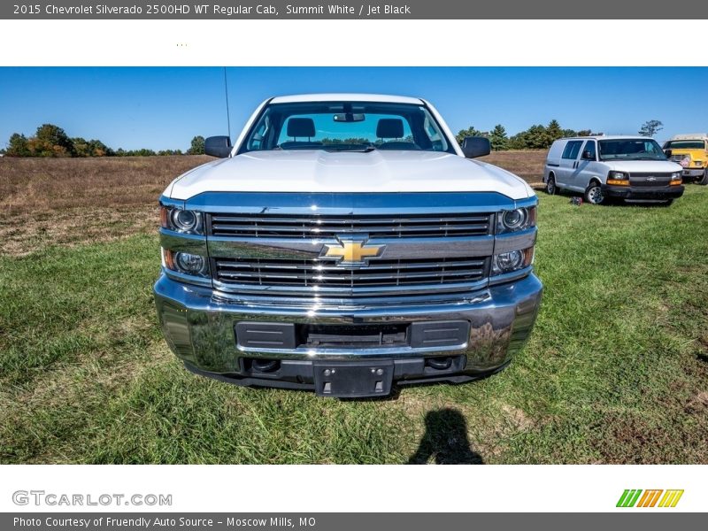 Summit White / Jet Black 2015 Chevrolet Silverado 2500HD WT Regular Cab