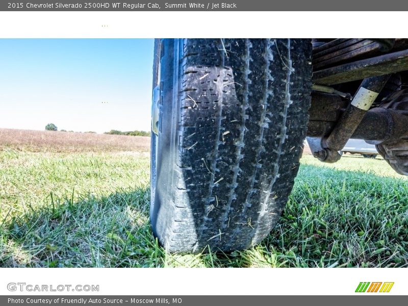Summit White / Jet Black 2015 Chevrolet Silverado 2500HD WT Regular Cab