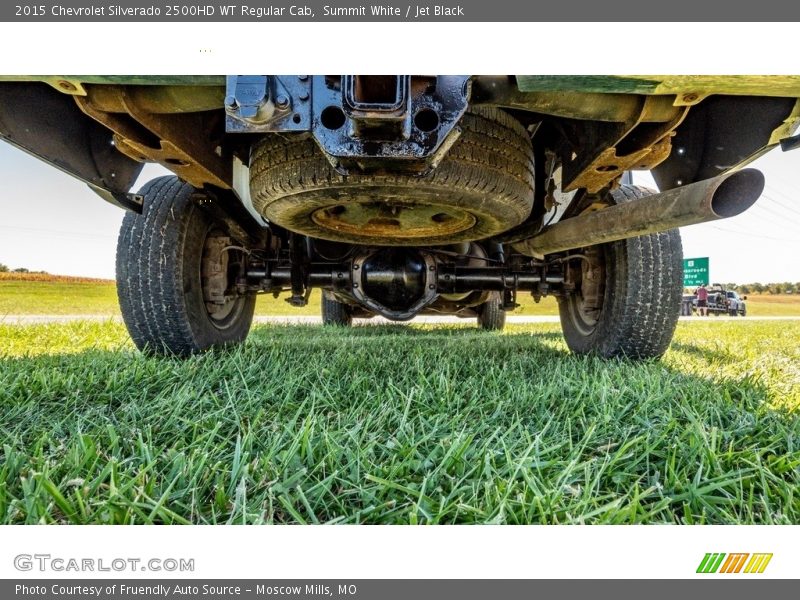 Summit White / Jet Black 2015 Chevrolet Silverado 2500HD WT Regular Cab