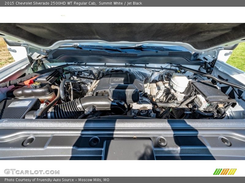 Summit White / Jet Black 2015 Chevrolet Silverado 2500HD WT Regular Cab