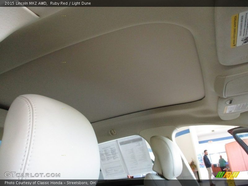 Ruby Red / Light Dune 2015 Lincoln MKZ AWD