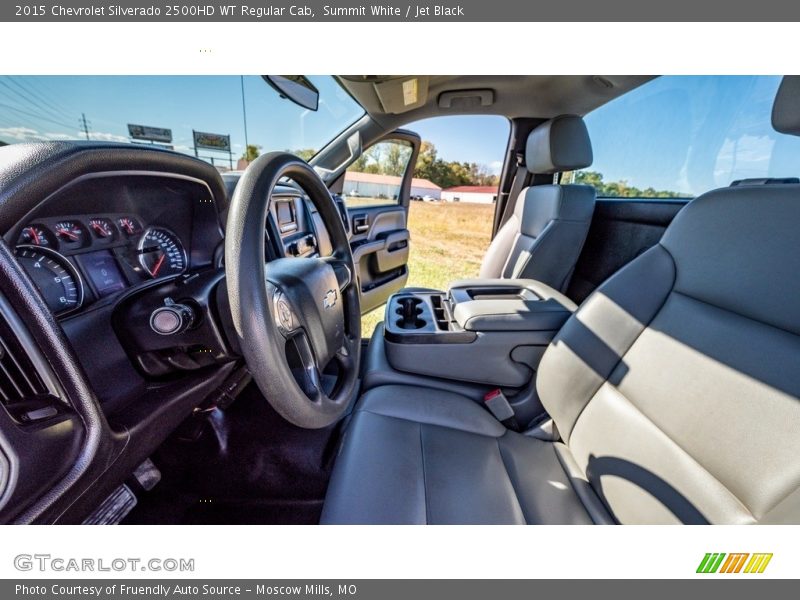 Summit White / Jet Black 2015 Chevrolet Silverado 2500HD WT Regular Cab