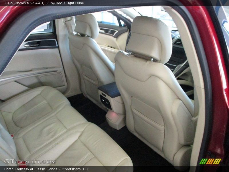 Rear Seat of 2015 MKZ AWD